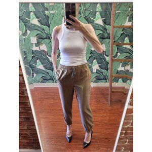 Club Monaco Pull-on Pants in Metallic Gold